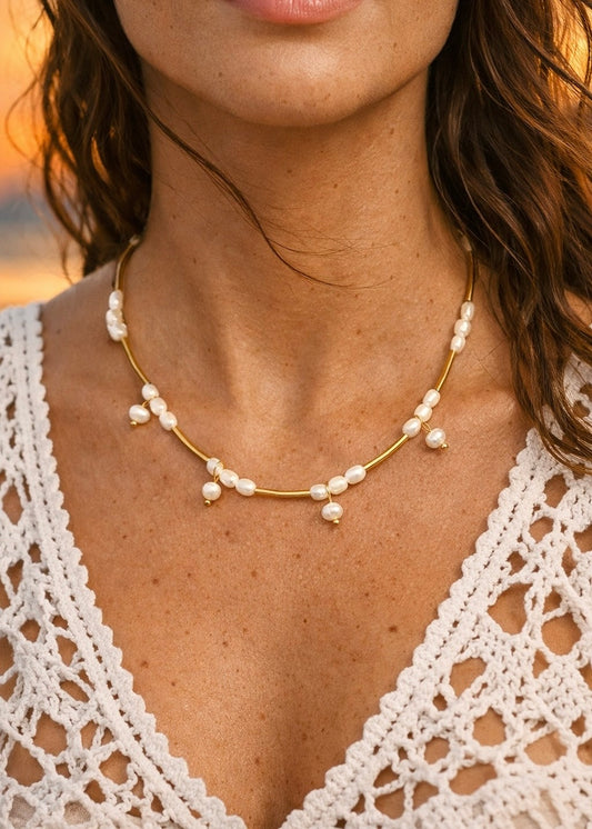 Marée Pearl Necklace