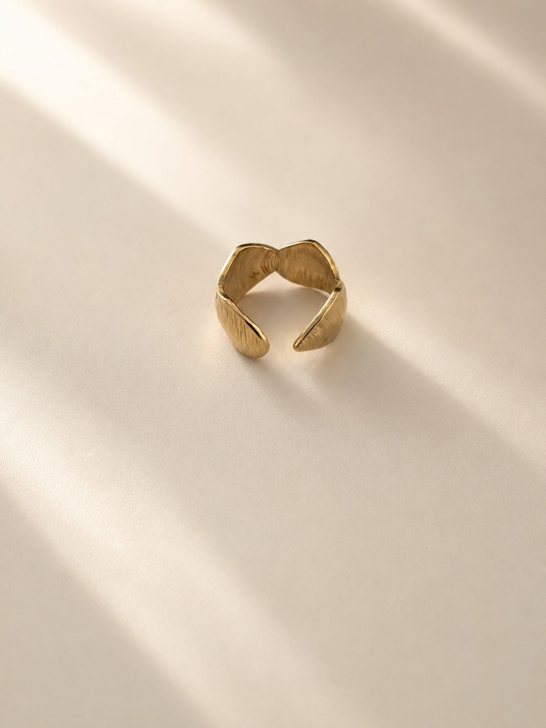 Golden Shell Ring