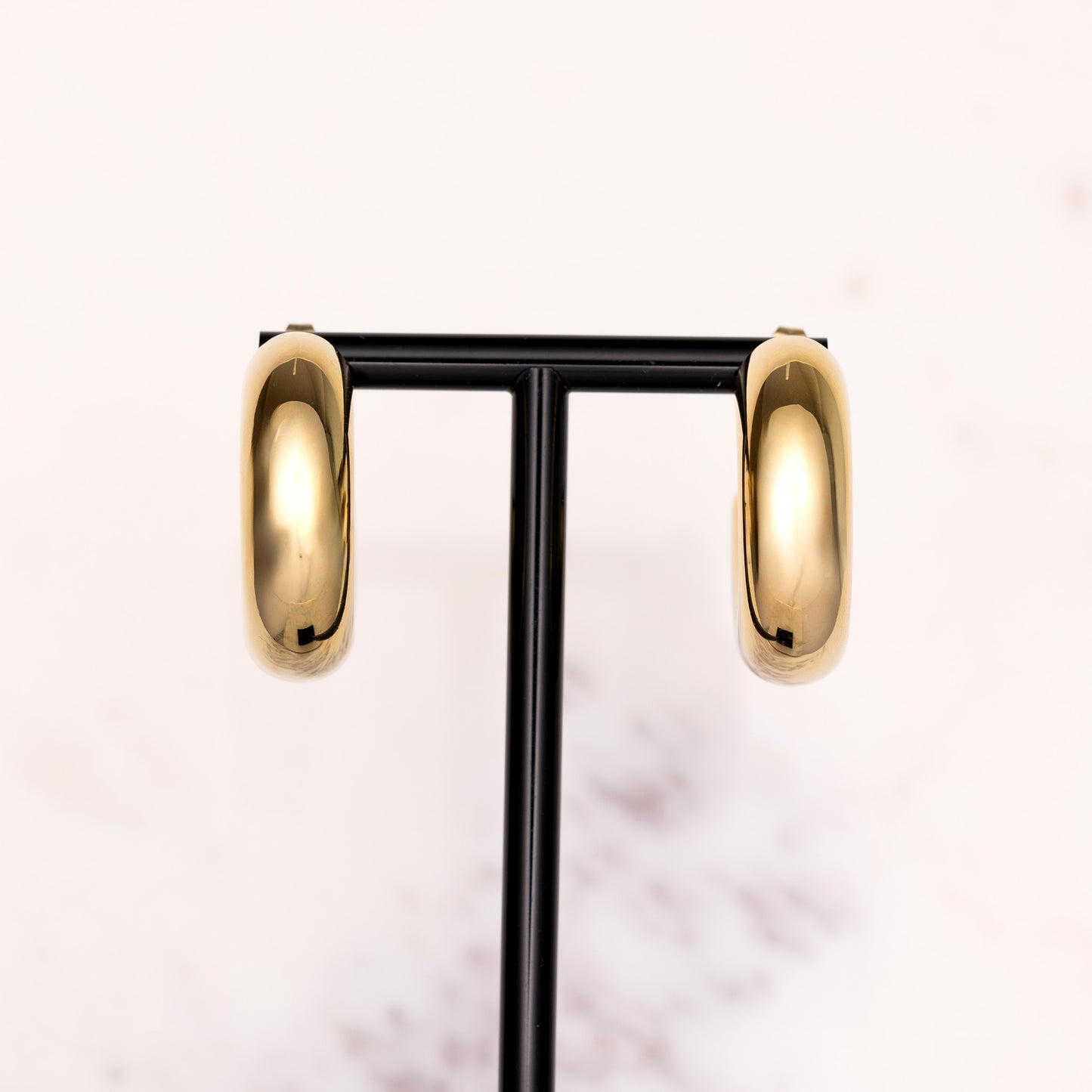 Chunky Hoops Earrings
