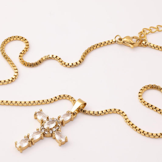 Amen Cross Necklace