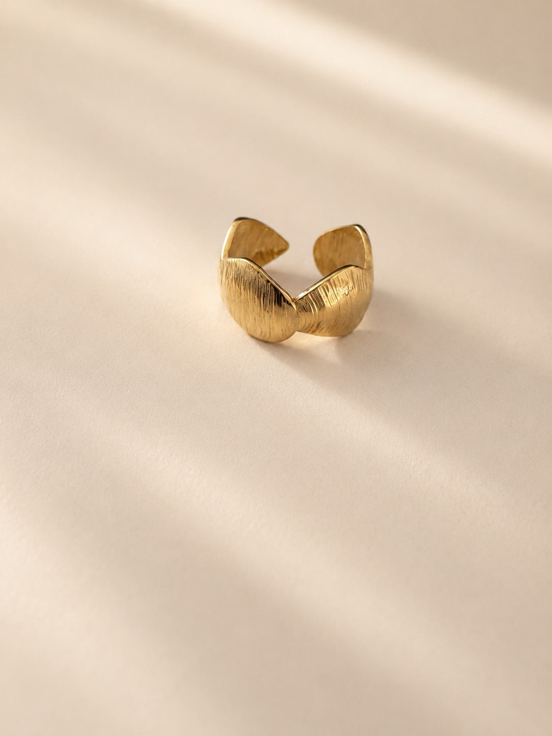 Golden Shell Ring