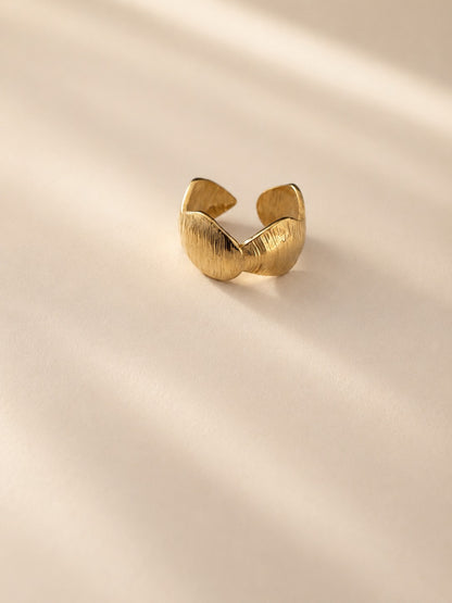 Golden Shell Ring