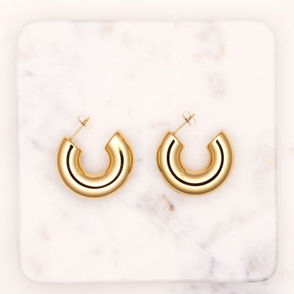 Chunky Hoops Earrings