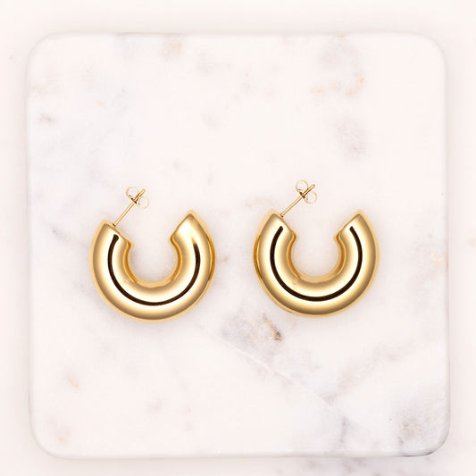 Chunky Hoops Earrings